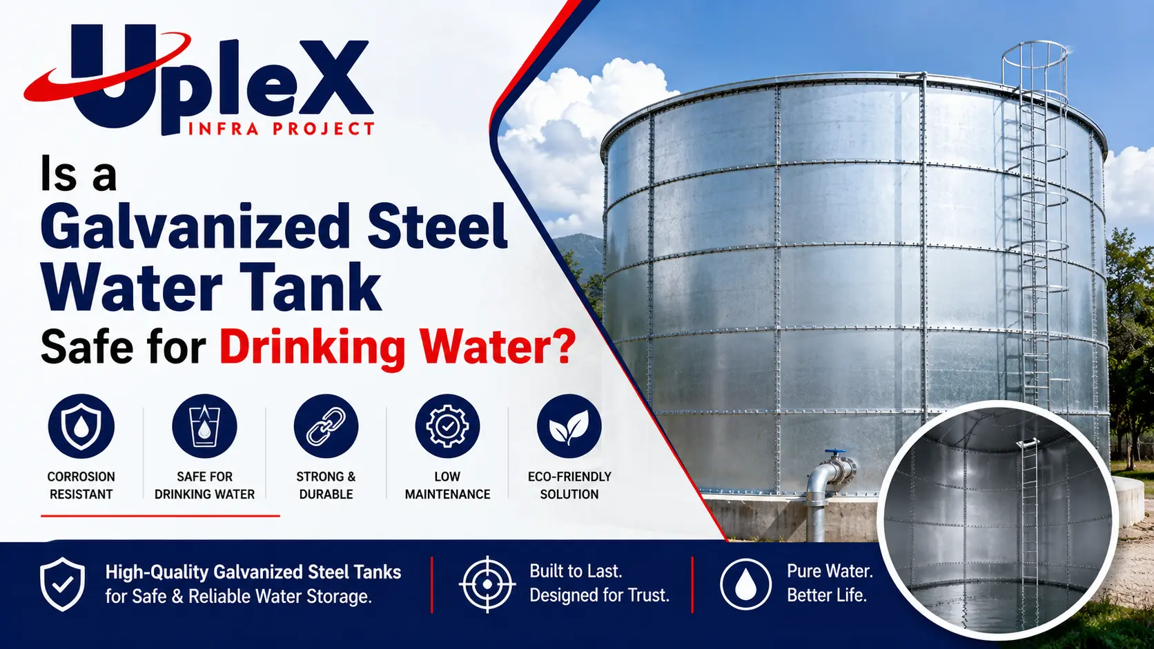 You are currently viewing Is a Galvanized Steel Water Tank Safe for Drinking Water?
